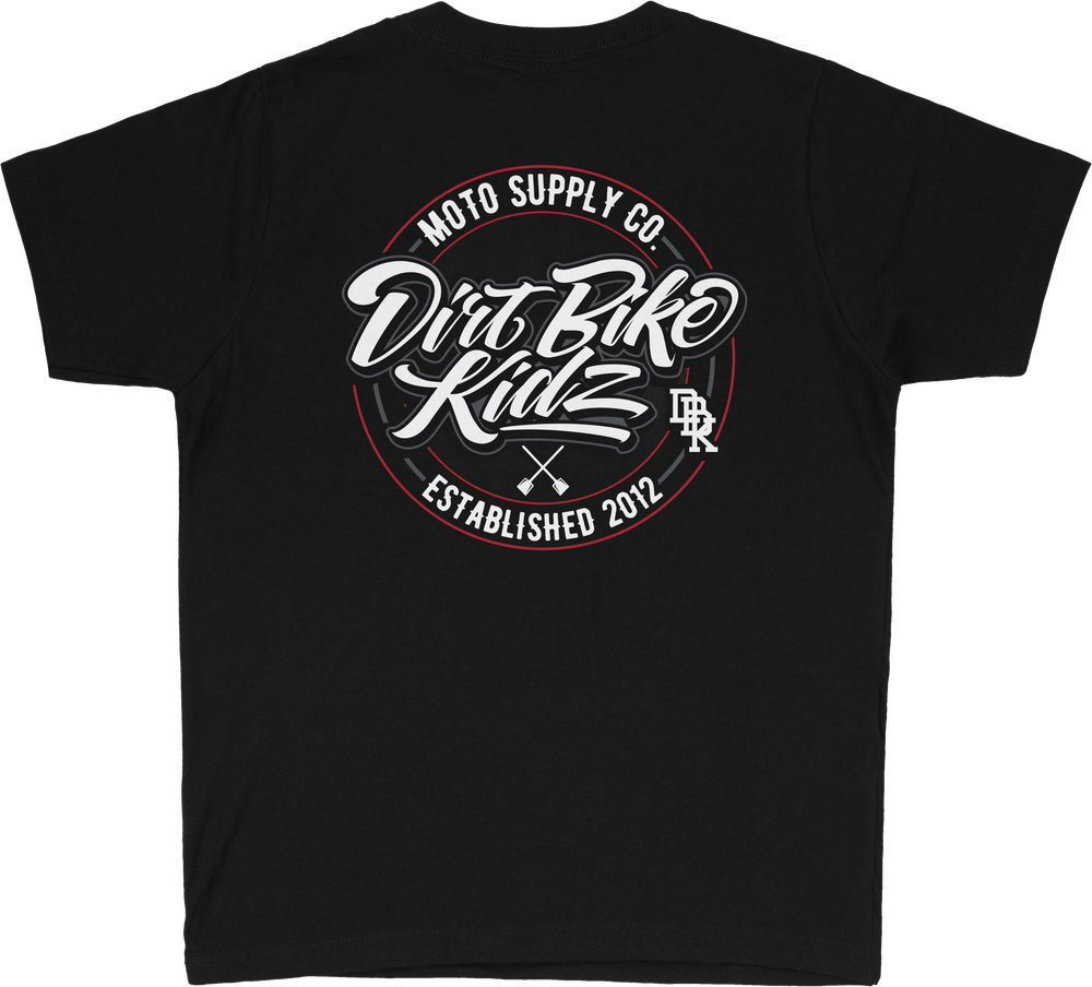 DBK SUPPLY CO. YOUTH TEE BLACK YL