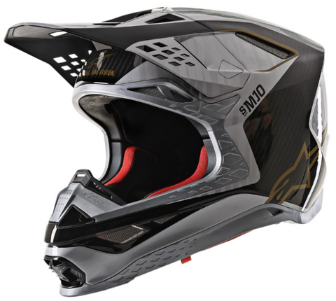 ALPINESTARS Supertech M10 Helmet - Alloy - MIPS - Black/Silver