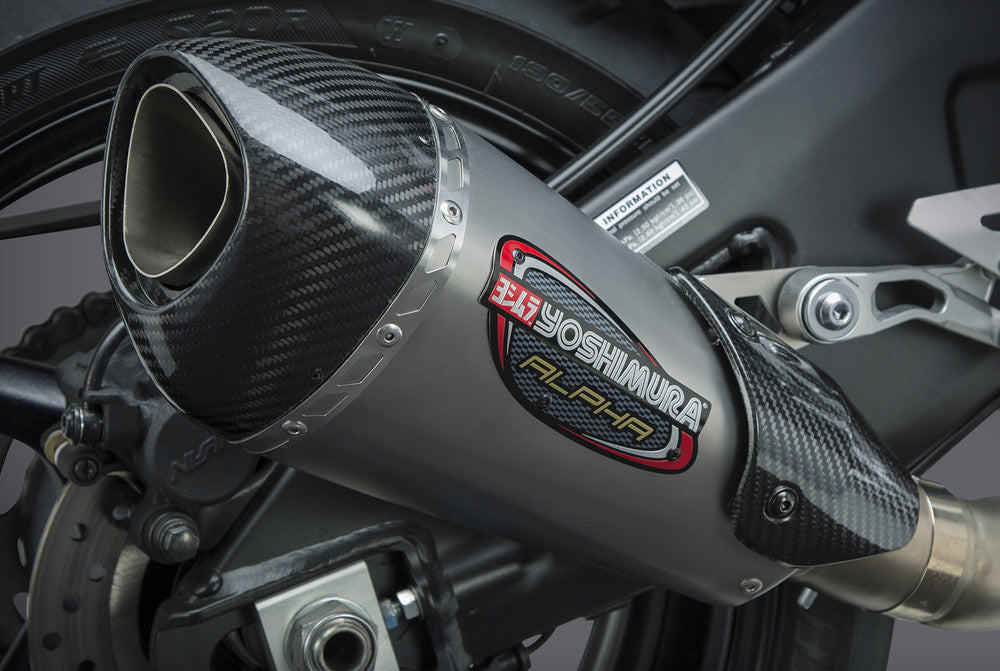 EXHAUST STREET ALPHA-T SLIP-ON SS-SS-CF WORKS