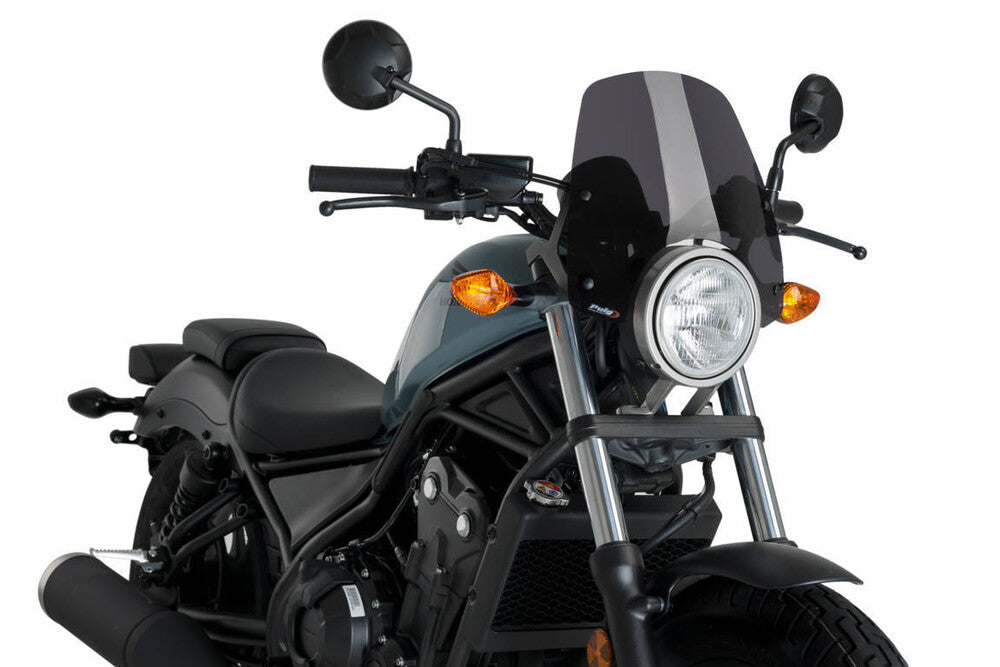 PUIG WINDSCREEN NAKED NEW GEN SPORT DARK SMOKE HON