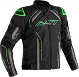 S1 CE JACKET BLK/GRY/NEON GRN TEXTILE