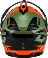 GM-11S RONIN SNOW HELMET ORANGE/GREEN/BLACK