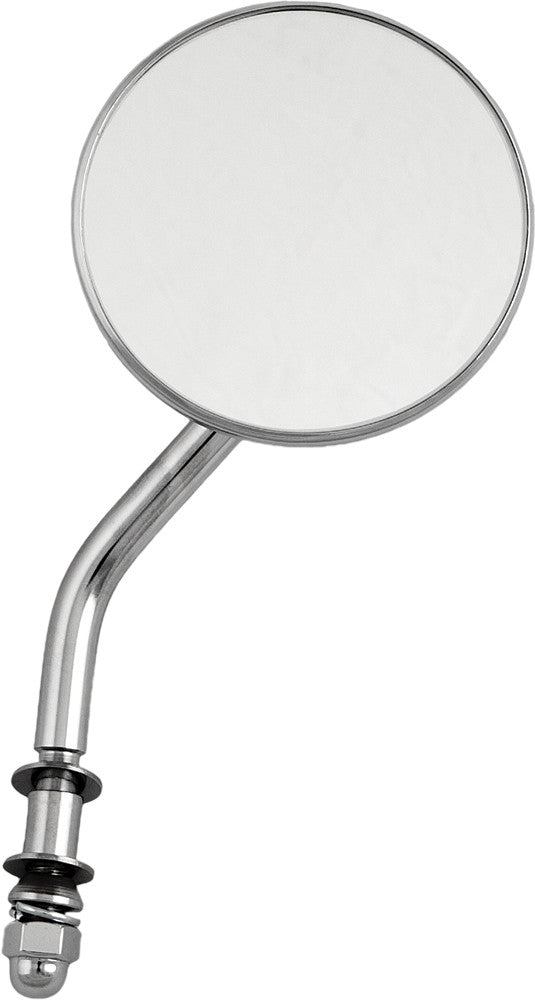 HARDDRIVE 3" ROUND MIRROR W/4" STEM CHROME L/R