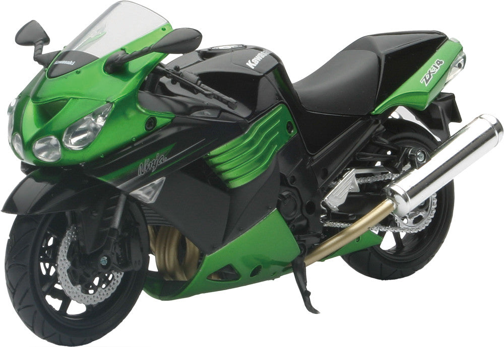 NEW-RAY REPLICA 1:12 SUPER SPORT BIKE 11 KAWASAKI ZX14 GREEN