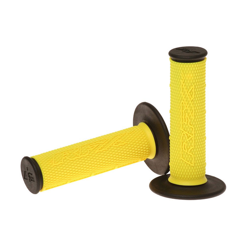 RFX DUAL COMPOUND GRIPS YELLOW WITH BLACK ENDS