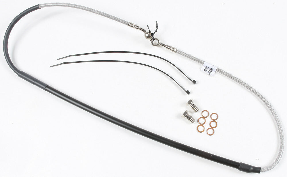 GBRAKES STEEL BRAKE LINE FRONT YAM