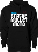 DBK Stache Mullet Moto Black Hoodie