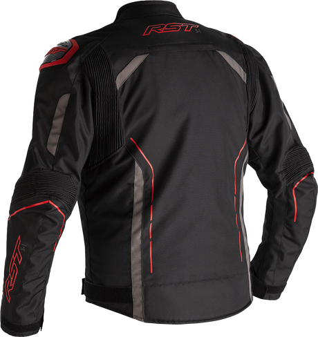 S1 CE JACKET BLACK/GREY/RED TEXTILE