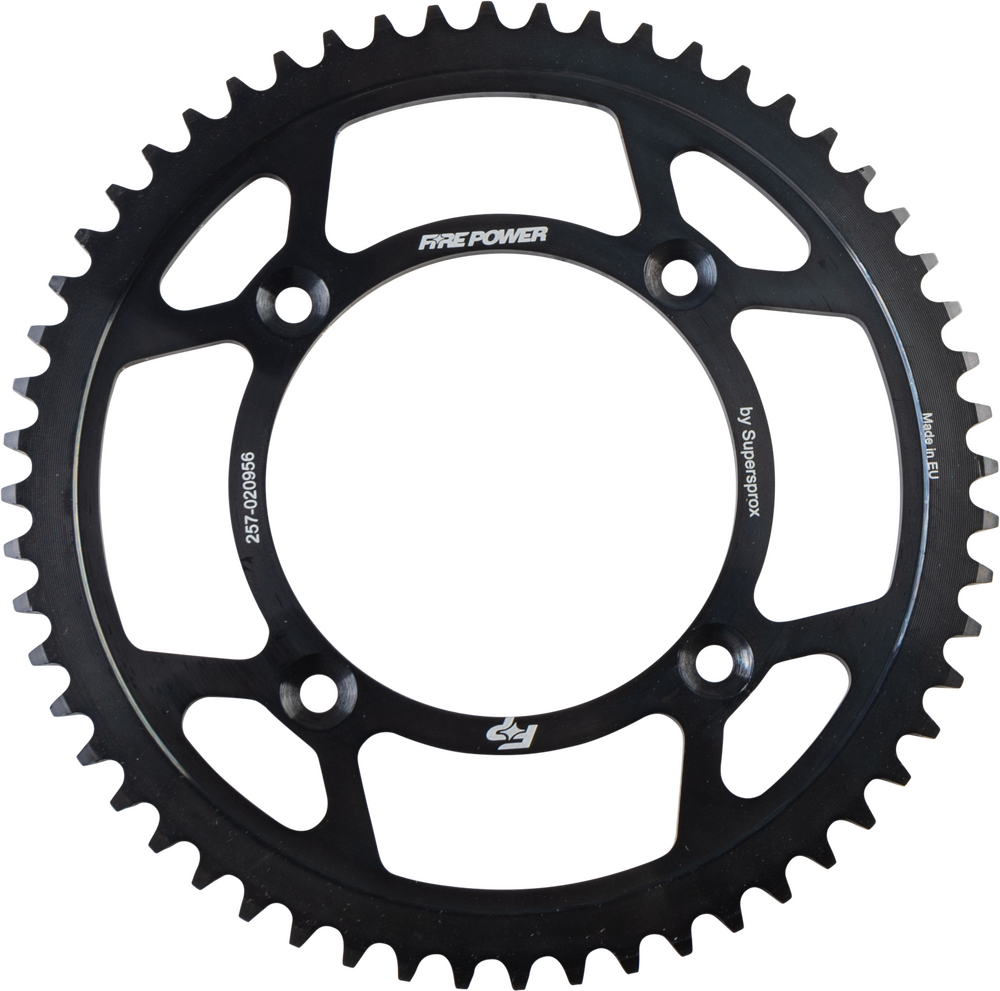 FIRE POWER REAR SPROCKET STEEL 56T BLK