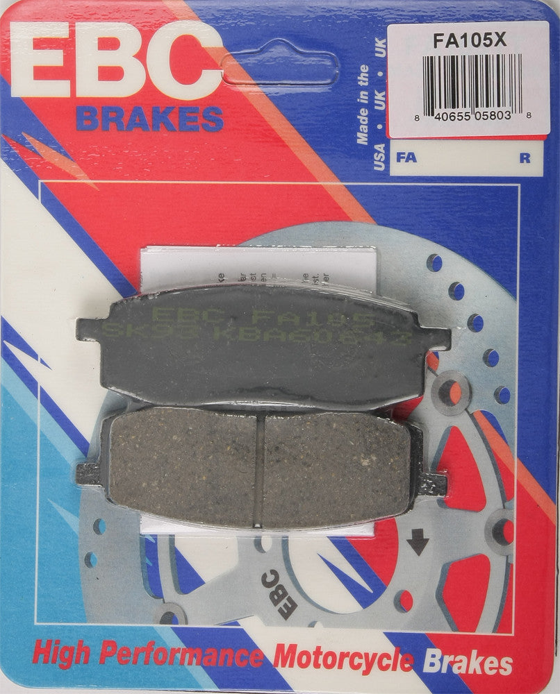 EBC BRAKE PADS FA105X CARBON X SERIES