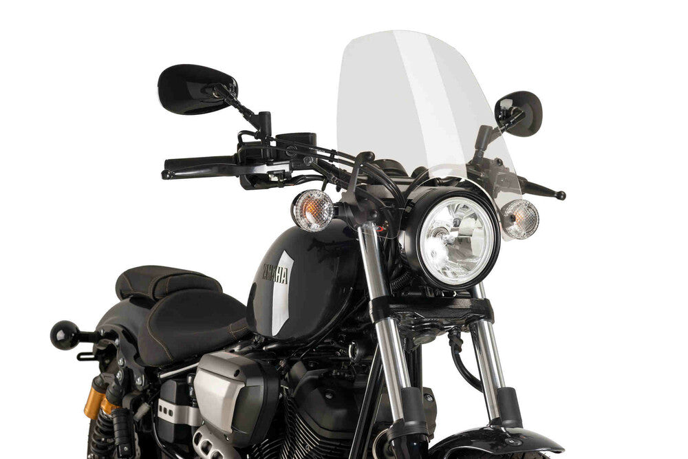 PUIG WINDSCREEN NAKED NEW GEN TOURING CLEAR YAM