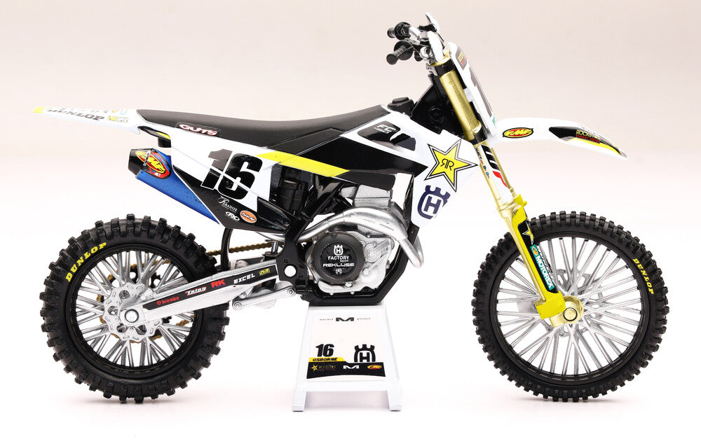 NEW-RAY 1:12 SCALE ROCKSTAR HUSQVARNA ZACH OSBORNE #16