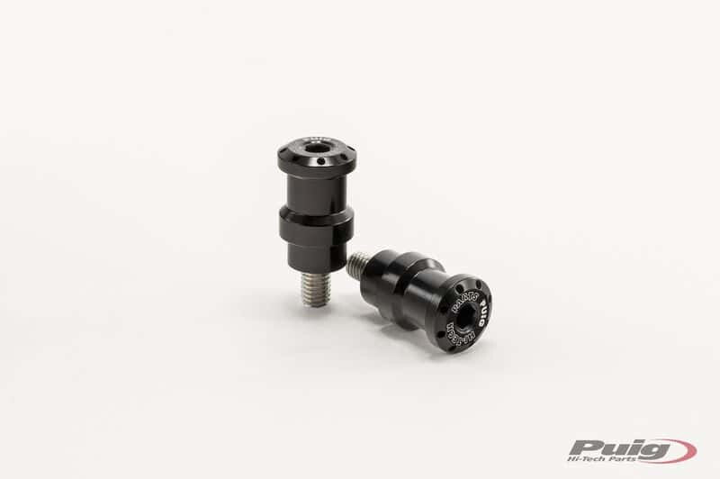 PUIG SWINGARM SPOOLS HI-TECH 8MM BLACK 2/PK