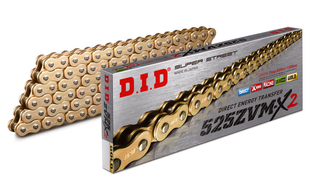 D.I.D CHAIN 525ZVM-X2 G&G-160ZB