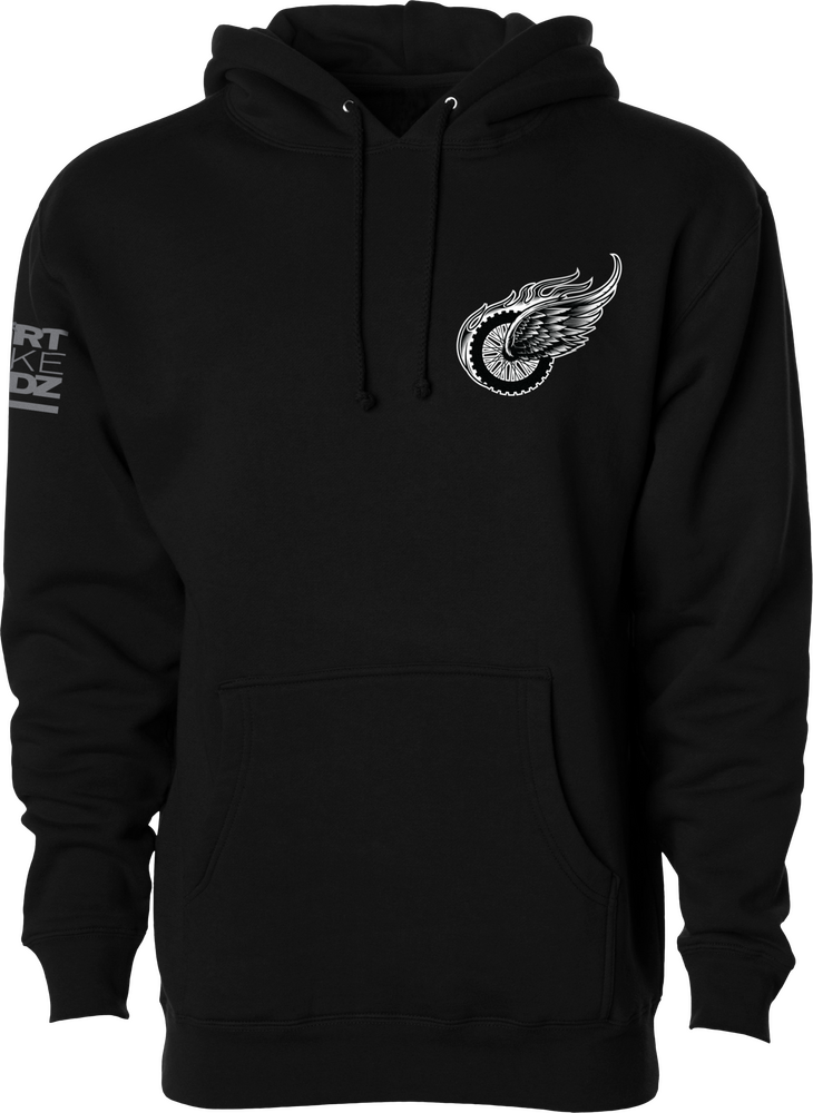DBK Two Wheels Black Hoodie