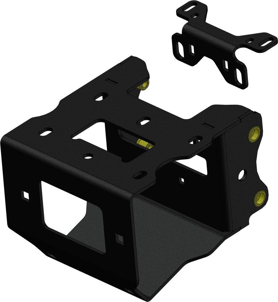 KFI WINCH MOUNT POL