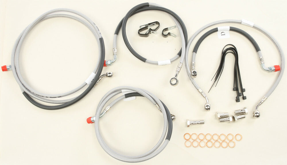 GBRAKES 2 LINE FRONT BRAKE LINE KIT