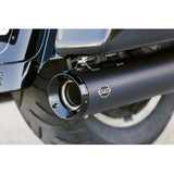 S&S Cycle 4-1/2" GNX Slip-On Mufflers - Guardian Black
