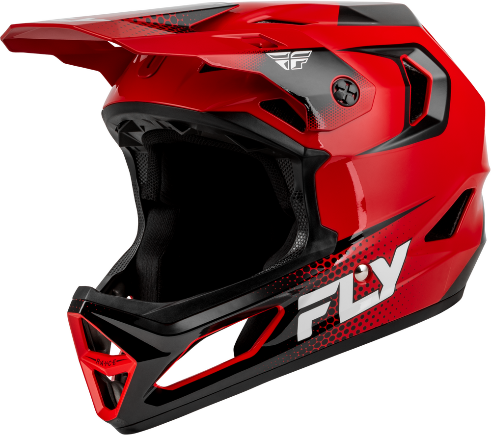 Fly Racing Rayce Sonar Bicycle Helmet Red/Black/White LG