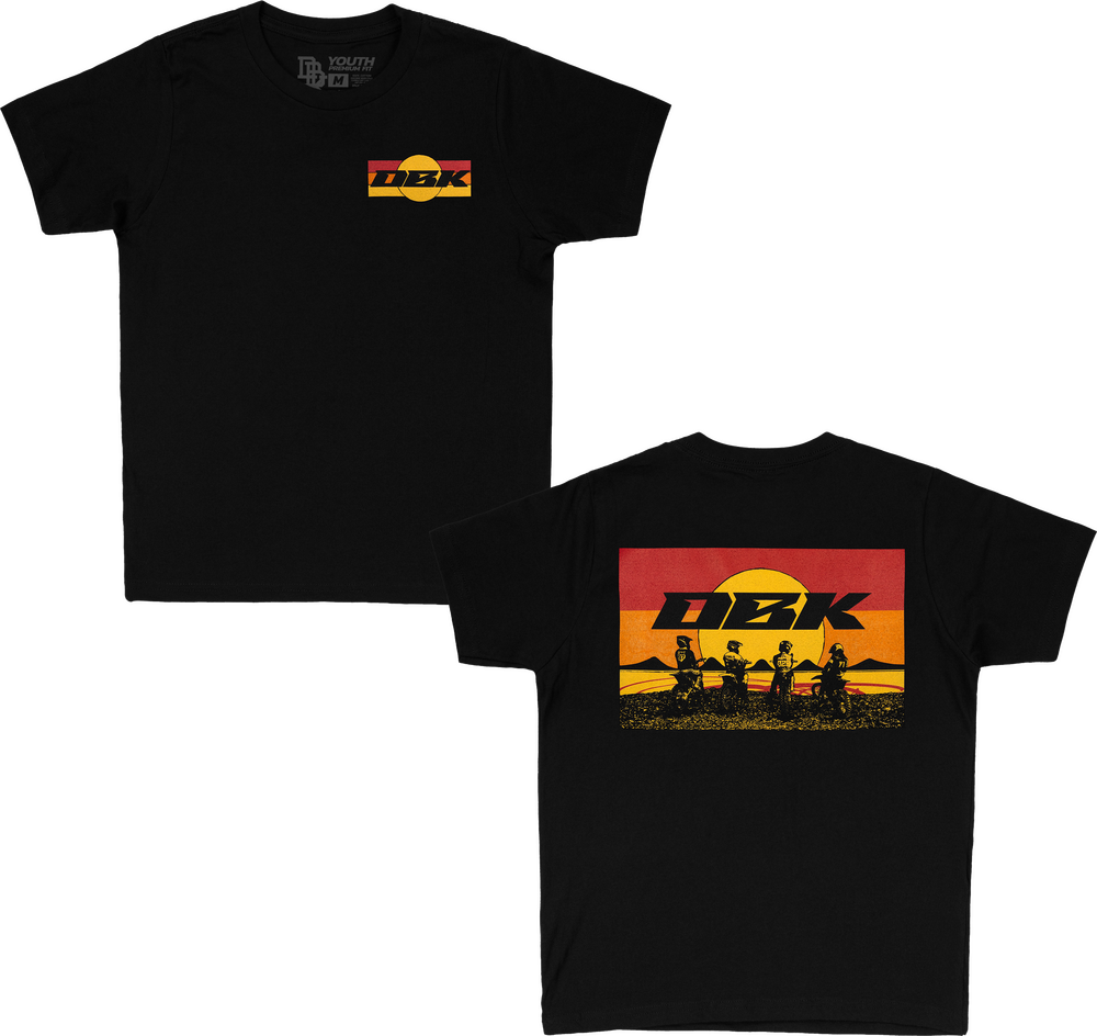 DBK Sunday Stripe Youth Black T-Shirt
