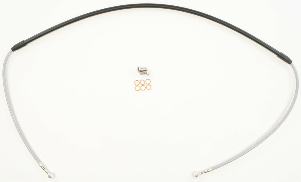 GBRAKES STEEL BRAKE LINE FRONT YAM