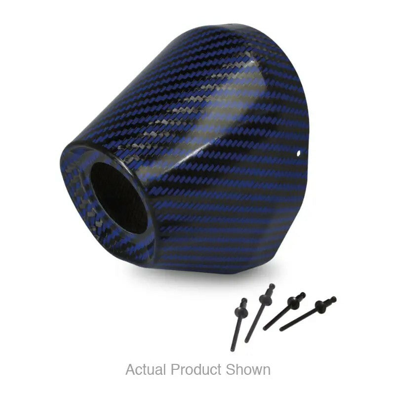 PRO CIRCUIT CARBON END CAP BLUE 1 1/2" I.D.