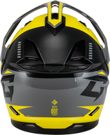 GM-11S RONIN SNOW HELMET YELLOW/SILVER/GREY 2X