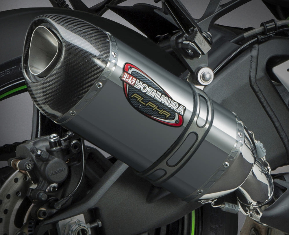 STREET ALPHA SLIP-ON EXHAUST SS-SS-CF