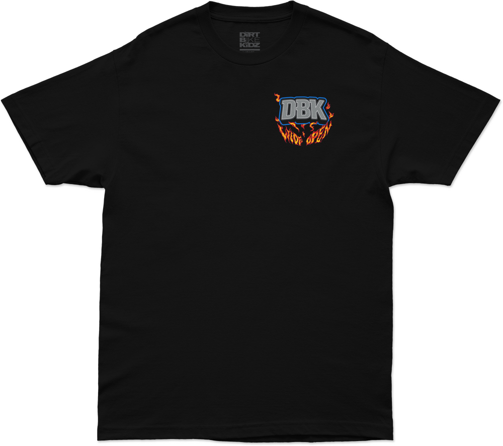 DBK Wide Open Black T-Shirt