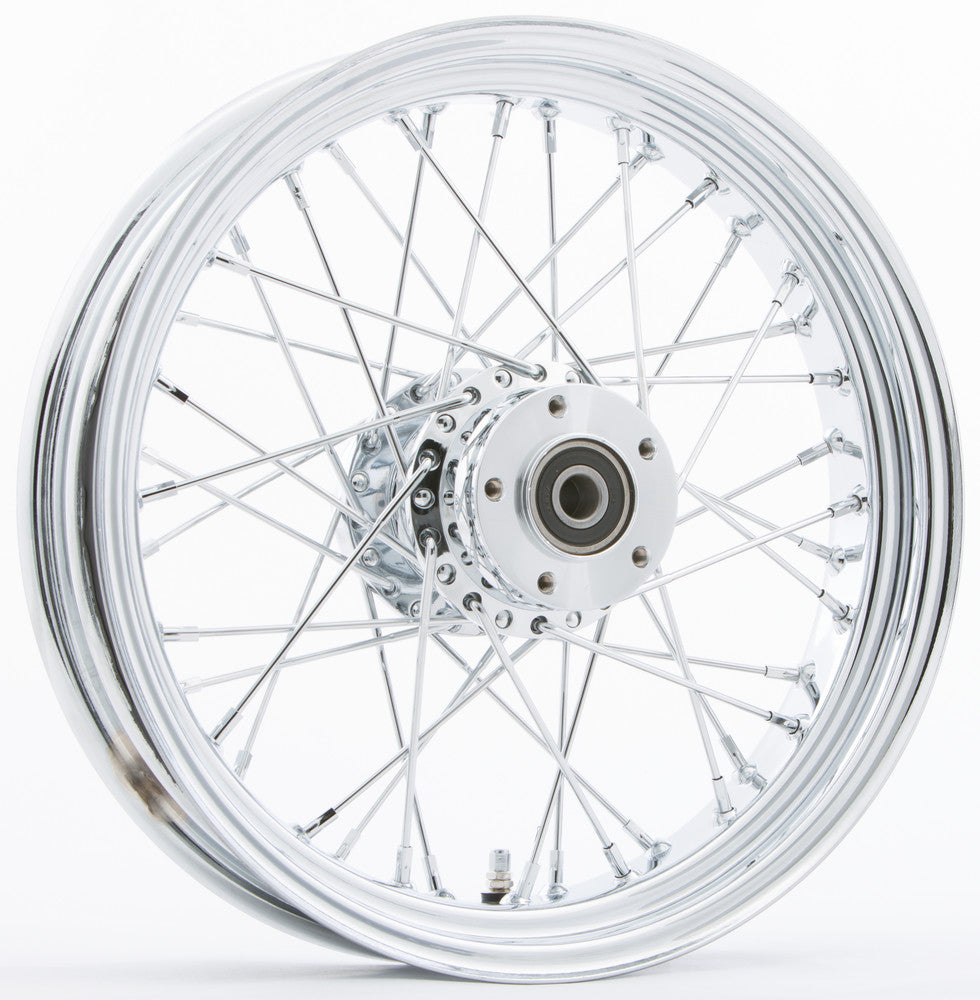 HARDDRIVE FR 40-SPK DD CHROME 16X3.5 FLT-HUB 3/4" AXL PRE 99