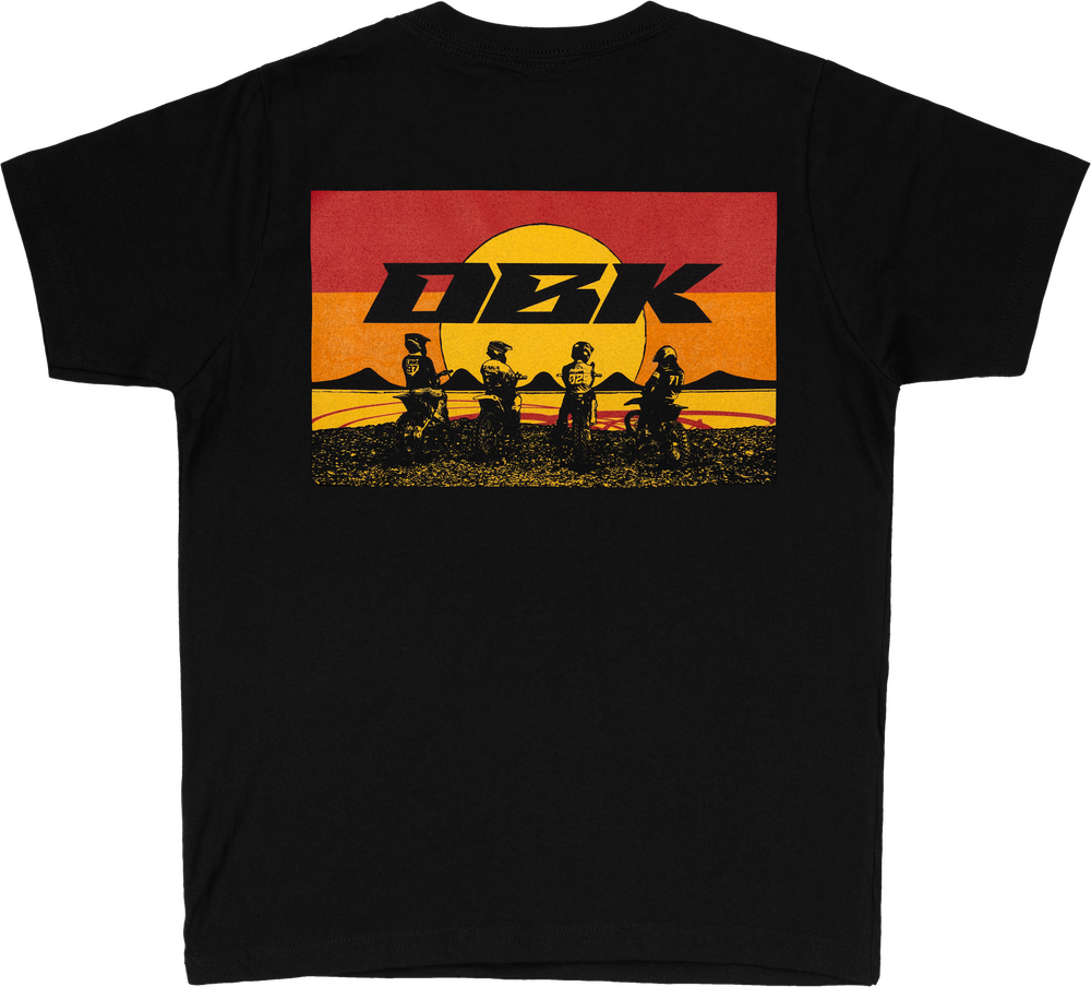DBK Sunday Stripe Youth Black T-Shirt