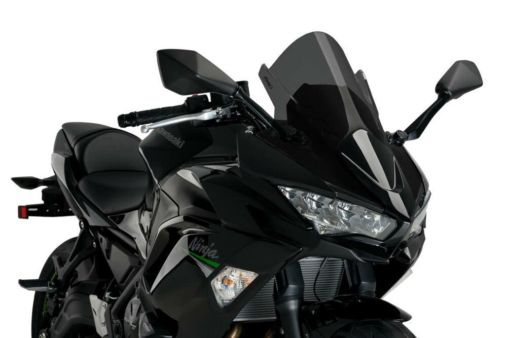 PUIG WINDSCREEN Z-RACING DARK SMOKE KAW