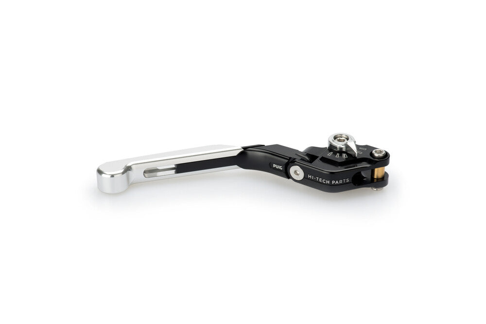 PUIG LEVER BRAKE EXTENDABLE/FOLDABLE SILVER