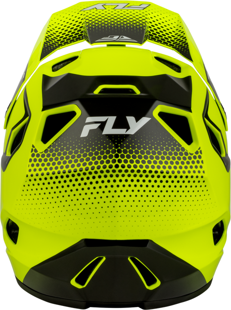 FLY RACING RAYCE SONAR BICYCLE HELMET HI-VIS/BLACK/WHITE