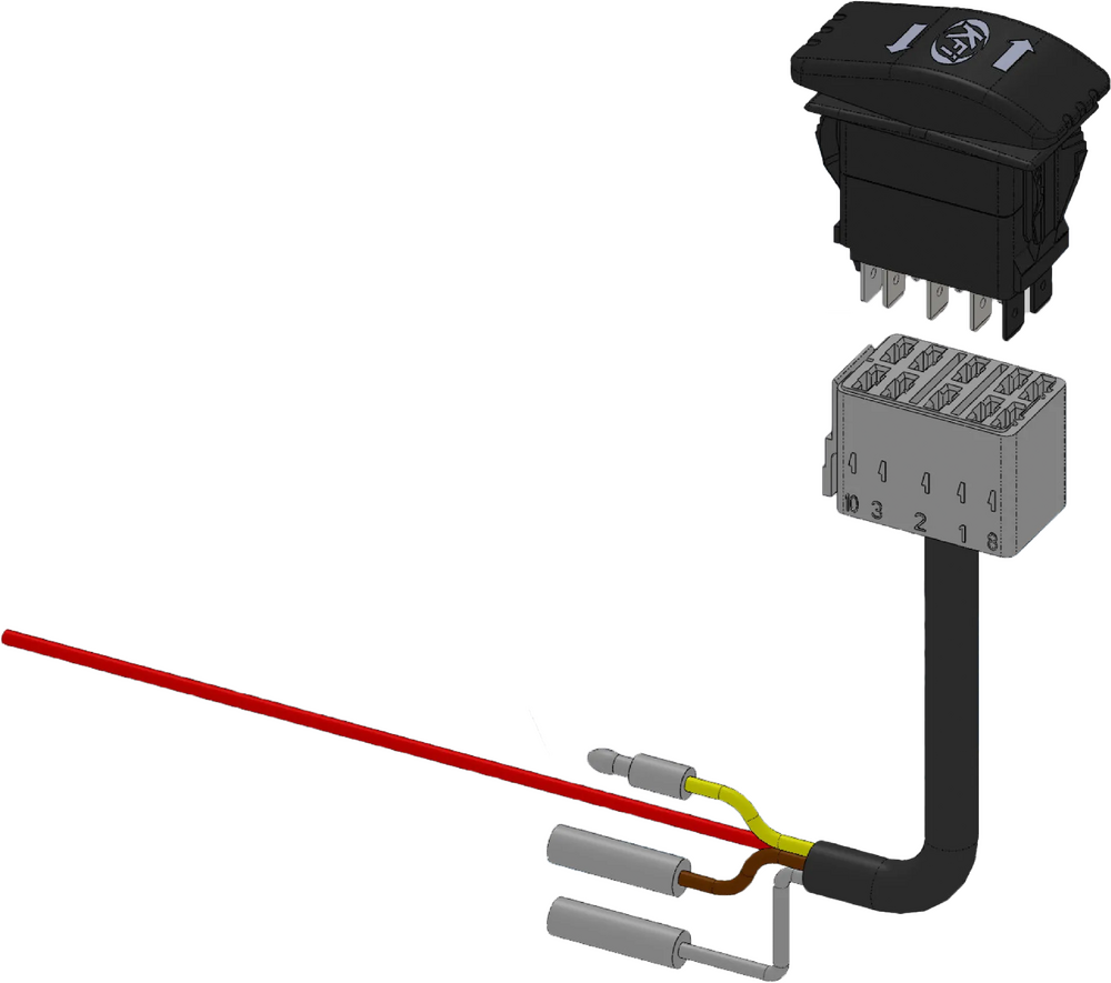 KFI V-PLOW DASH CONTROL ROCKER