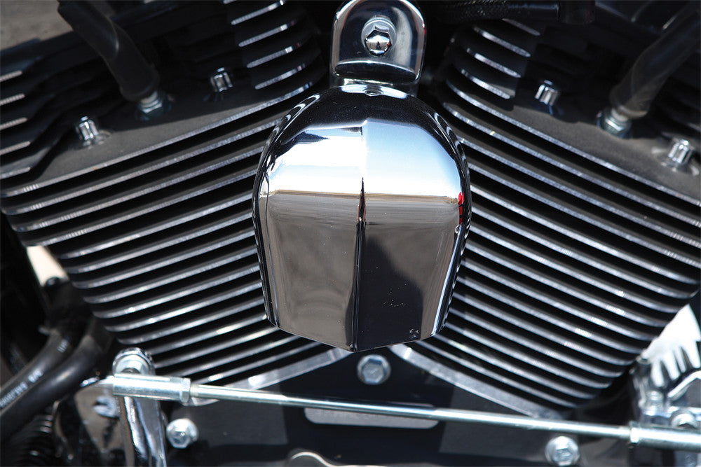 HARDDRIVE HORN COVER CHROME
