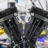 S&S Cycle V124 Long Block Engine - Big Twin | Custom Chasis w/Alternator-Style Primary