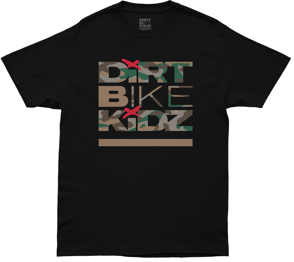 DBK Classic Camo Black T-Shirt