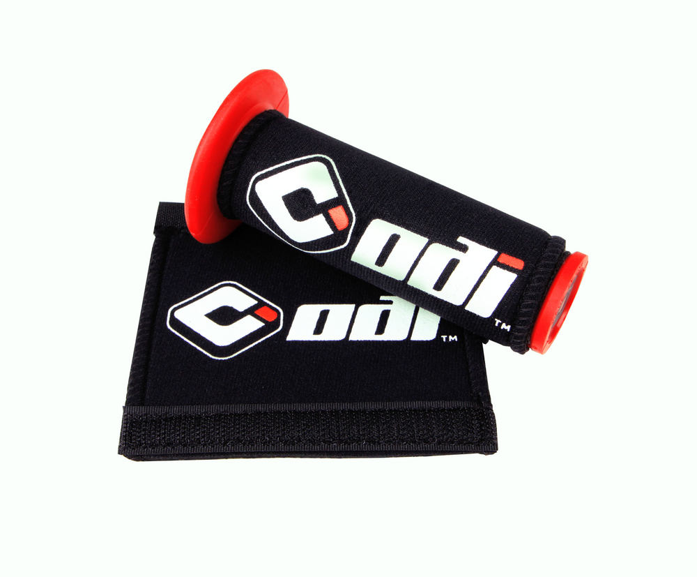 ODI Grip Covers Black W/Logo