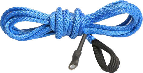 KFI SYNTHETIC WINCH PLOW CABLE BLUE 12'