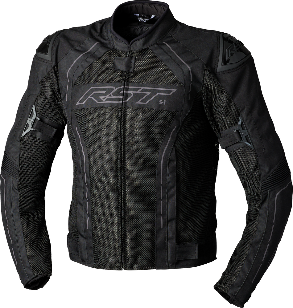 RST S1 MESH CE JACKET BLACK/BLACK  TEXTILE