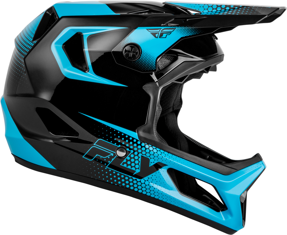 FLY RACING RAYCE SONAR BICYCLE BLUE HELMET