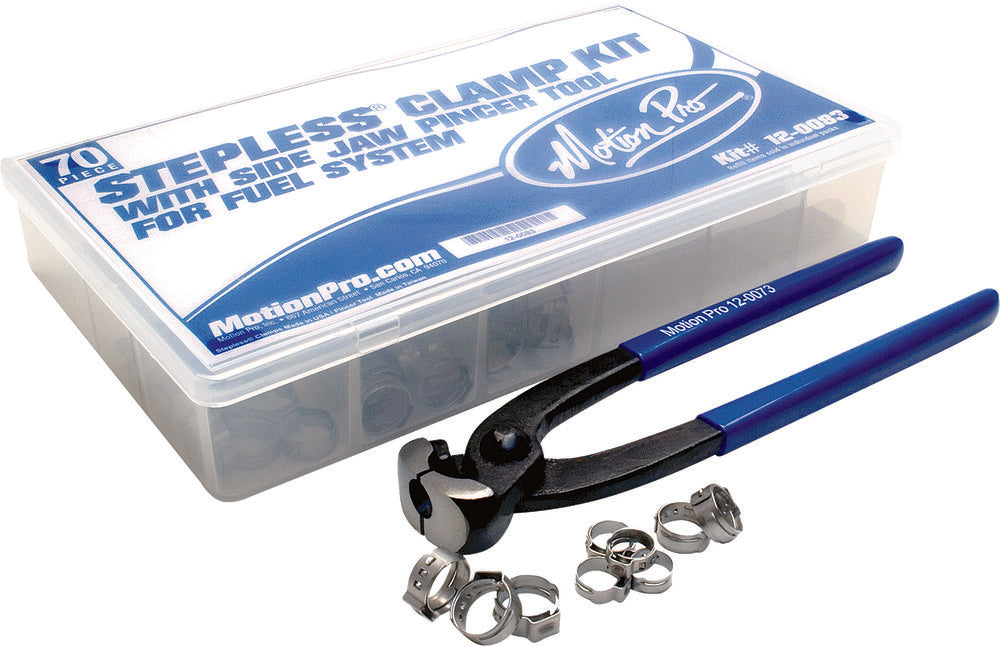 MOTION PRO STEPLESS CLAMP FUEL LINE FITTINGS KIT 80/PC