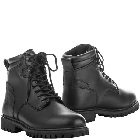 Highway 21 RPM Lace-Up Black Boots