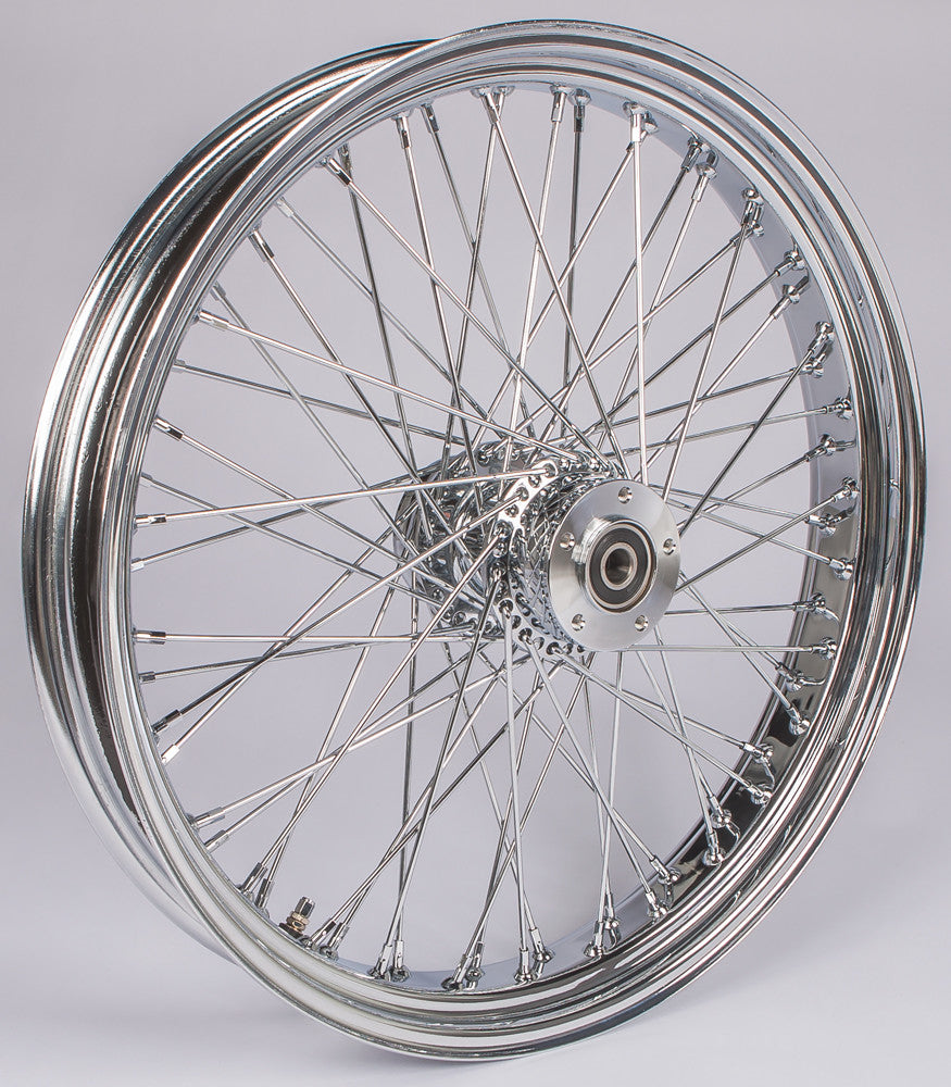 HARDDRIVE FR 60-SPK DD CHROME 23X3.5 WIDE-HUB 3/4" AXL 00 LTR
