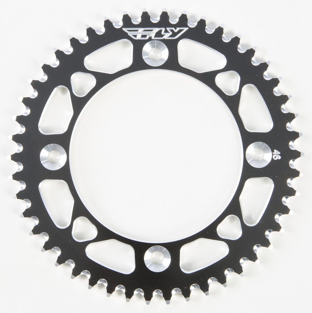 REAR SPROCKET ALUMINUM 46T-428 BLK HUSQ/KTM