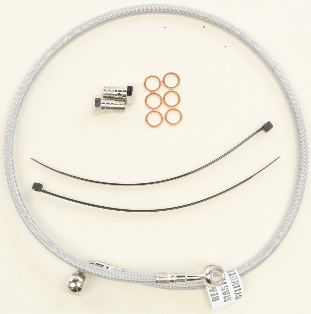 GBRAKES BRAKELINE STAINLESS STEEL CABLE REAR