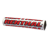 RENTHAL SX Crossbar Pad - 10" - White/Red