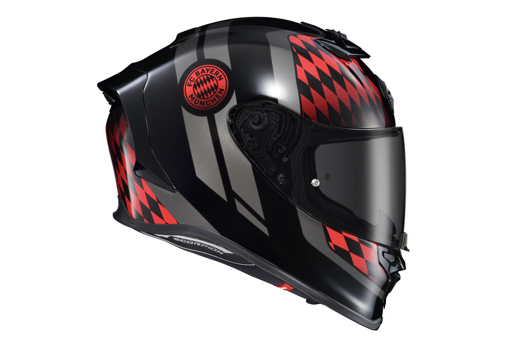 SCORPION EXO EXO-R1 AIR FULL FACE HELMET FC BAYERN MUNCHEN