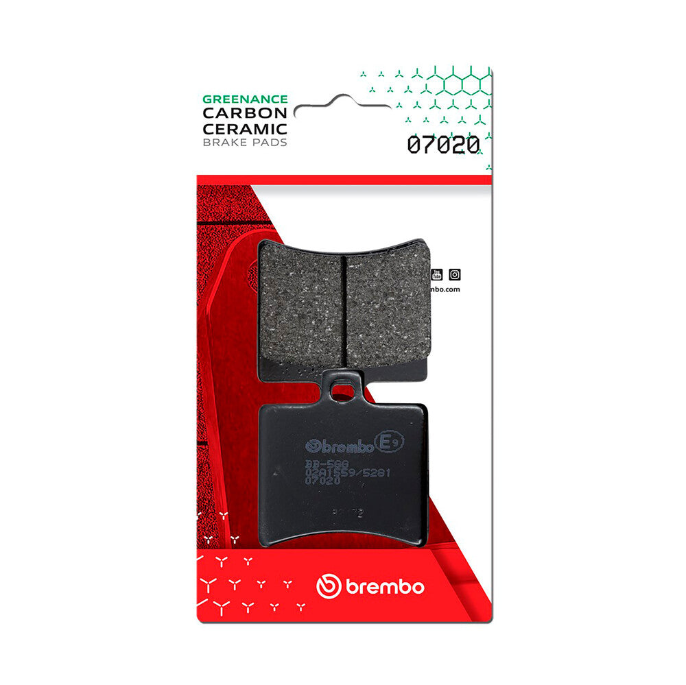 BREMBO PRIME CC BRAKE PADS CARBON CERAMIC APRILIA/HYOSUNG